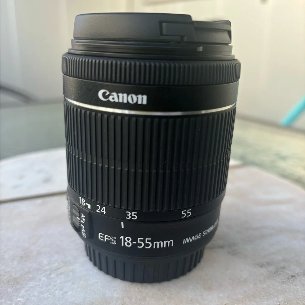 Canon Black Camera Lens 18-55mm